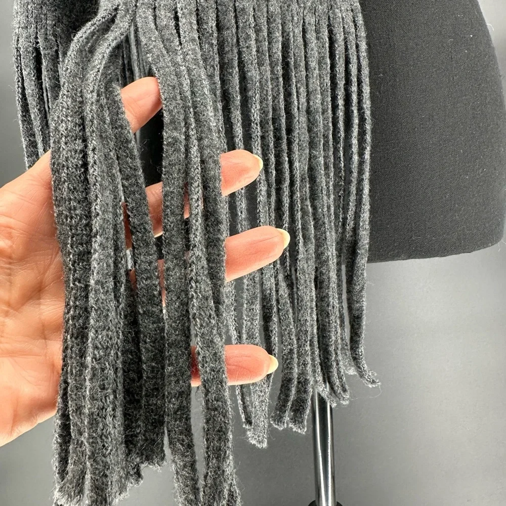 NWOT Lucky Brand Charcoal Gray‎ Knit Fabric